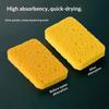 Dishwashing Sponge Wipe Kitchen Brush Decontamination Cotton Double-sided Household Brush Dishes Brush Pot Artifact Scouring Cloth