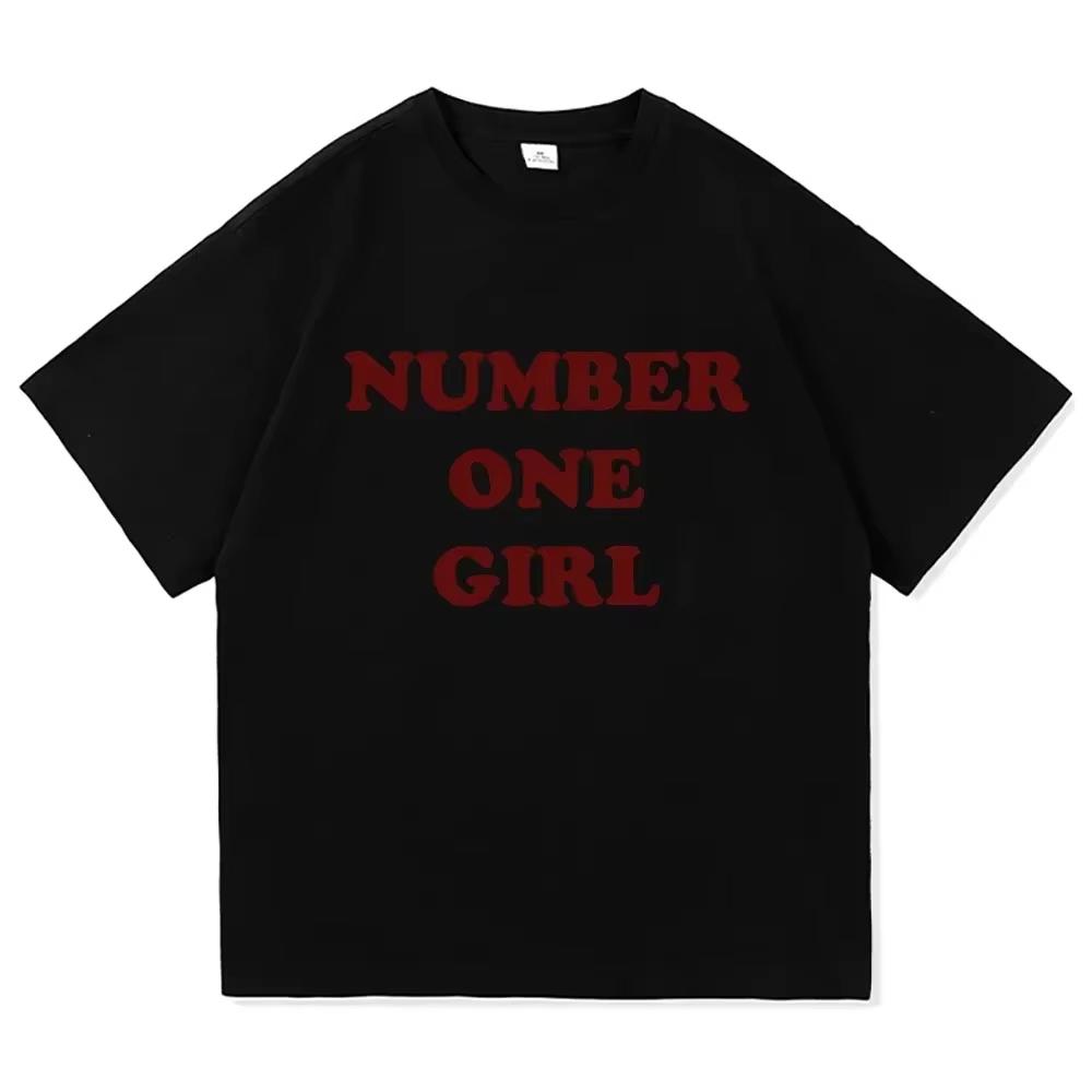 T-shirt Membro Coreano Nuovo Album Ragazza Numero Uno Stesso Top di Moda Y2k Harajuku Donna Girocollo Manica Corta