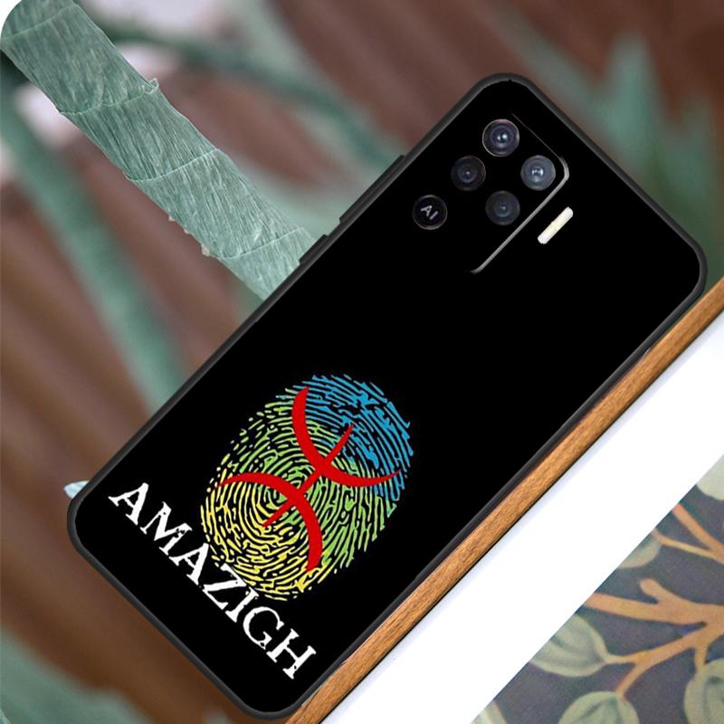 Amazigh Berber Flag For OPPO A17 A16 A15 A79 A58 A78 A98 A74 A94 A77 A5 A9 A96 A76 A52 A72 A53S A54S A57S Case