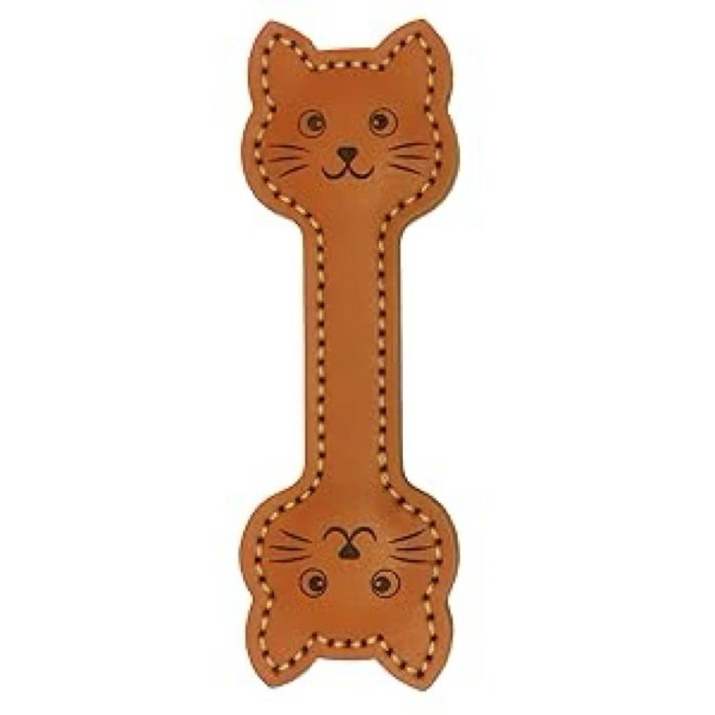 Leather magnetic bookmark, retro-style, uniquely shaped dog paw magnetic marker, creative marker, magnetic bookmark clip