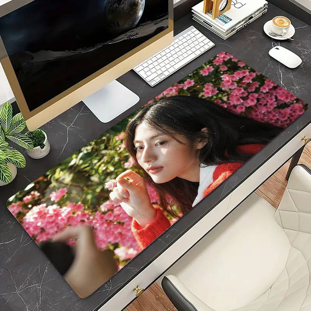 Korean Celebrity S-Shin Eun Soo Mousepad Non-slip Suitable For Office Computers Laptops E-sports Game Desk Mats XXL Keyboard