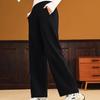 Anta Lifestyle Series Letter Mid-Rise Breathable Versatile Straight-Leg Sports Pants Women bottoms 162538310-2