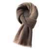 High-end 100% cashmere scarf women's autumn and winter men's thickened warm versatile cashmere shawl high-end free scarf
