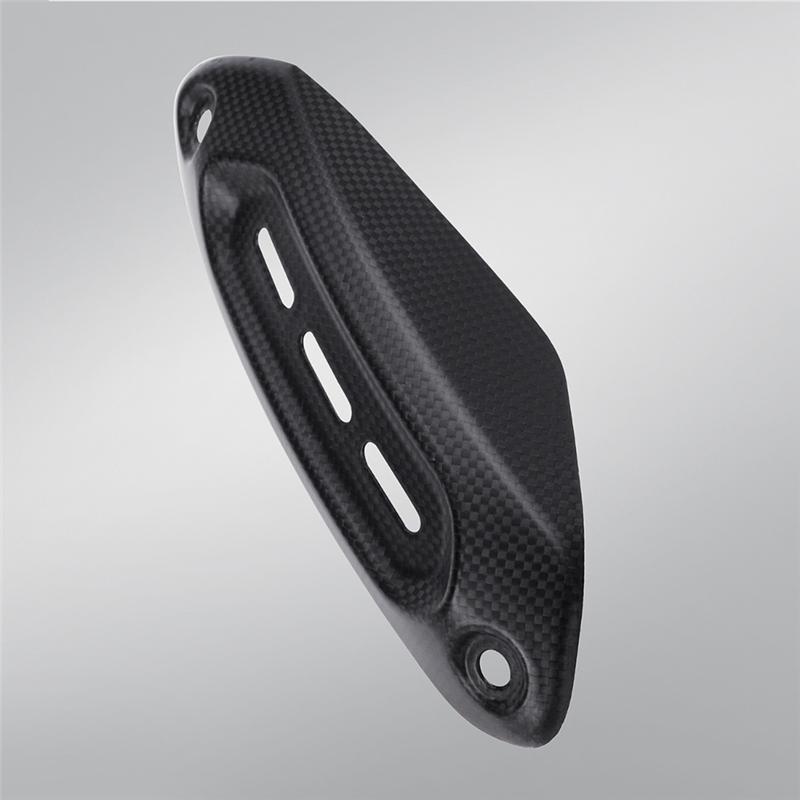 Real Carbon Fiber Motorcycle Accessories Exhaust Cover Protector Heatshield For DUCATI Hypermotard 950 939 821 RVE SP-A87Q