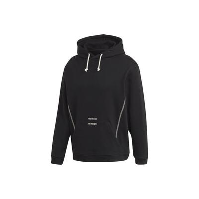 adidas Originals Trefoil Solid Hoodie Langarm Herren Tops Schwarz GD9307