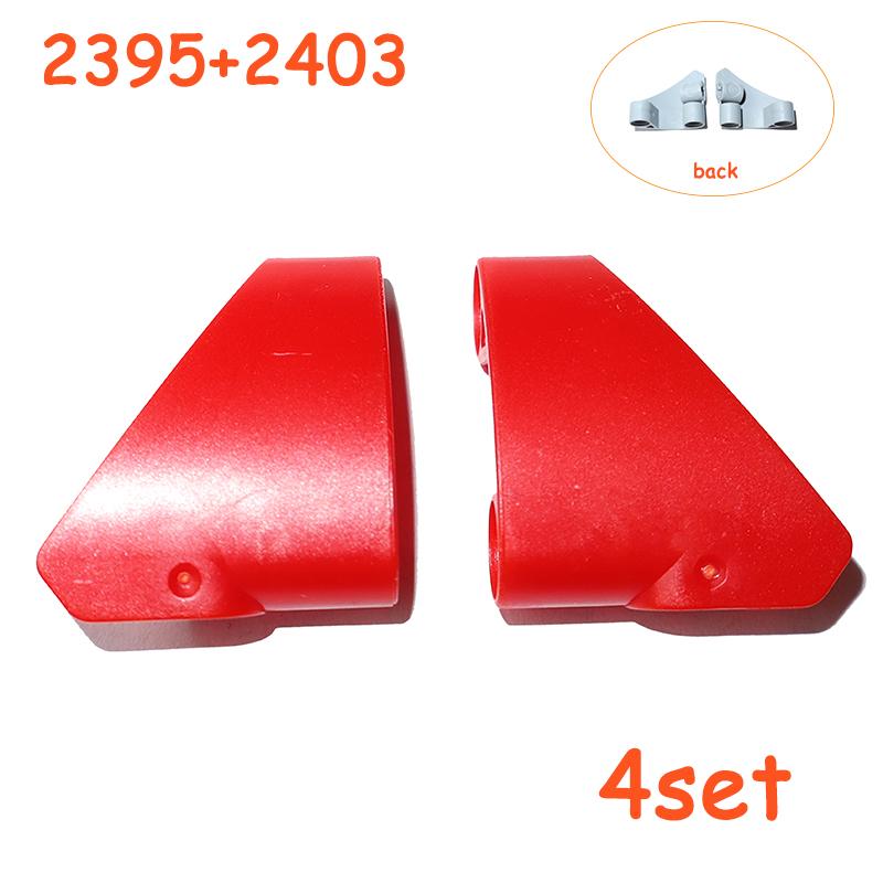 3x3 Cone Shaped Panel Plate Curved Technical Components MOC Mechanical Car Bricks Constructing Block Assembles Particles 2395 2403
