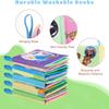 Cloth Books Baby Toys, Colorful Fabric Baby Learning Books Touch And Feel Crinkle Sounds For Holidays
