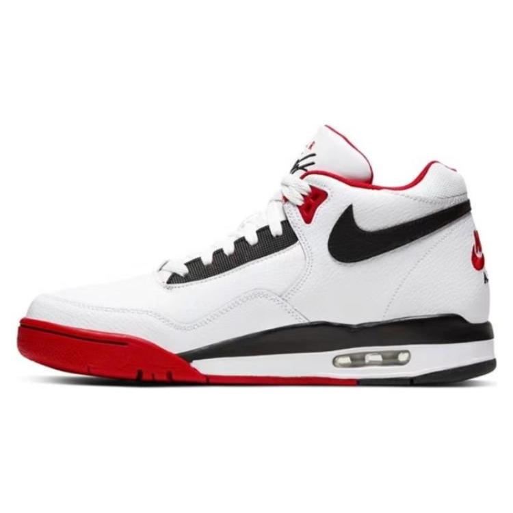 Nike Flight Legacy Kotníkové Vintage Basketbalové Boty Unisex Červená Bílá Černá BQ4212-100(Tým168-)