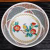 Japanese Warehouse Stylish Tableware Kutani Ware Bowl Gold Small Pattern Camellia and Bird Pottery Luxury Japanese Tableware Moribachi Bowl Made In