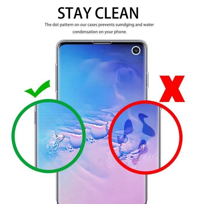 Coque pour samsung galaxy s10 - sdtek - silicone 360 degres protection