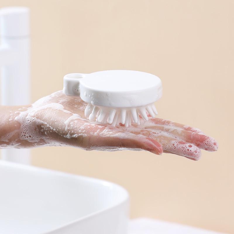 Japanese-Style Silicone Scalp Massager & Shampoo Brush