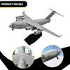 1/200 US Transport Aircraft with Stand Collectible Diecast Plane Model Transporter for Shelf Bar