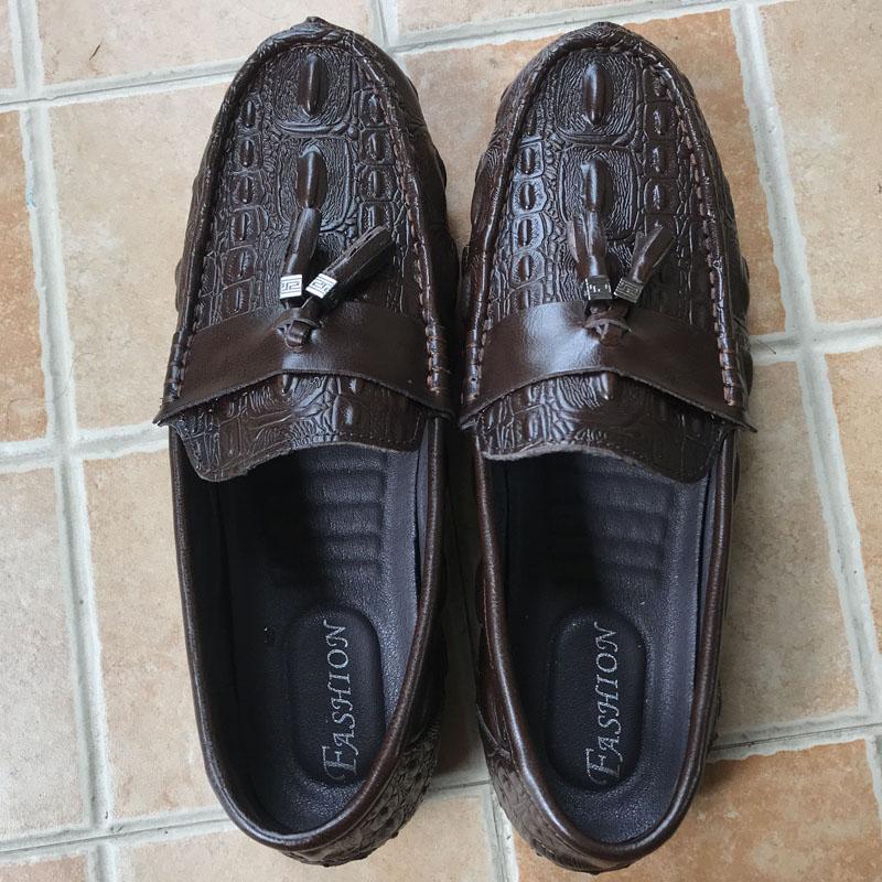 

Plus Size Tassel Loafers Men Shoes 2024 Autumn Men s Slip On Flats Fashion Man Moccasins Male Footwear Casual Driving Shoes 38