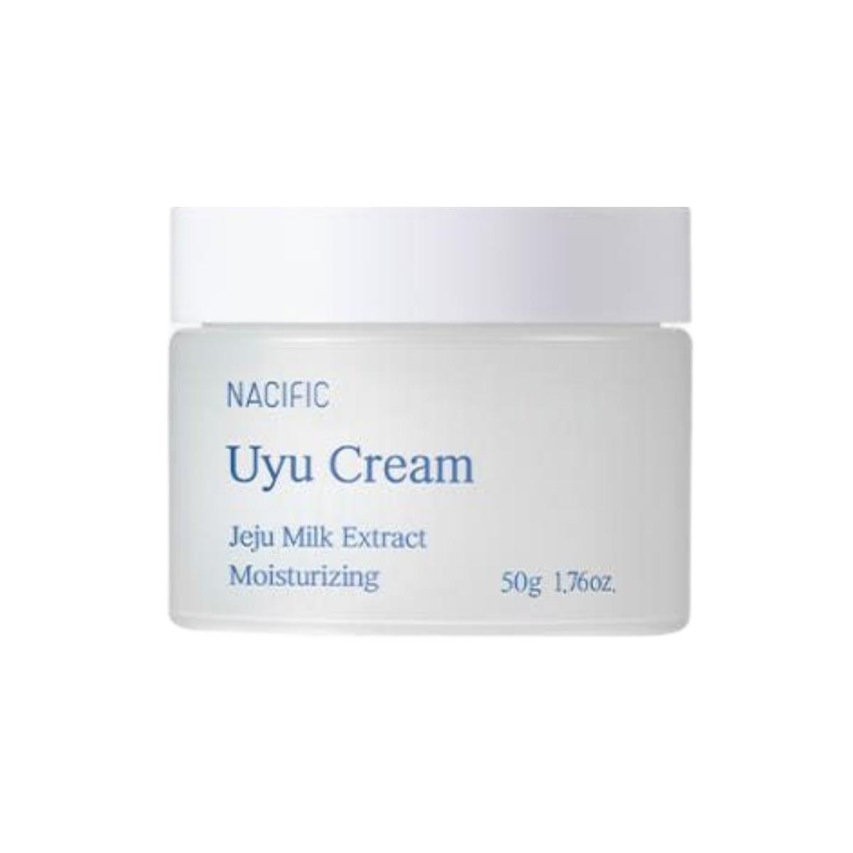 NACIFIC Uyu Cream 50ml - Jeju Milk Extract Nourishing & Deep Moisturizing Face Cream