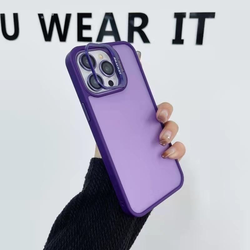 Suitable for Apple 15 Alloy Lens Magnetic Phone Case, Iphone14promax Matte Skin Feel 13 with Lens Film