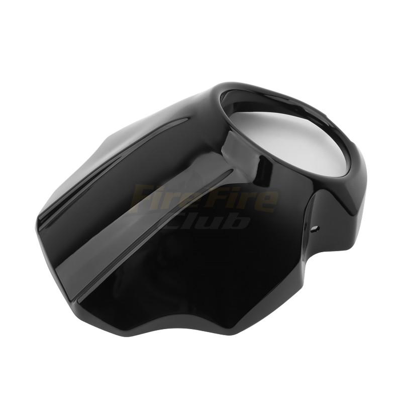 Schwarze Motorrad-Scheinwerferverkleidung für Honda Rebel – CMX 300 500