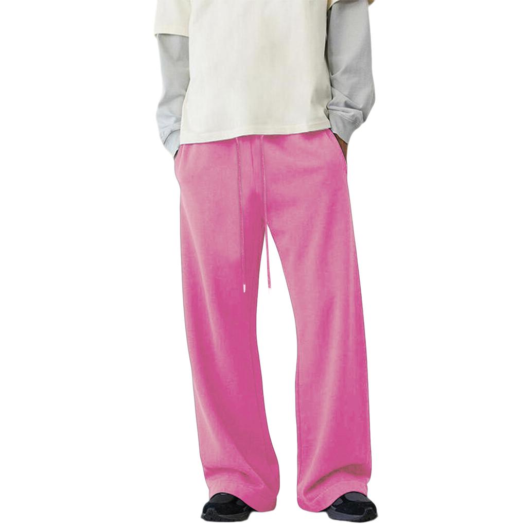 Men's Baggy Sweatpants Wide Leg Sweat Pants With Pockets