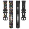 For Huawei Band 8/Band 8 NFC/Band 9/Band 9 NFC Colorful Spotted Silicone Strap Replacement Watch Band