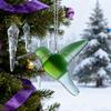 Enfeites de Pássaros de Vidro do Mar Feitos à Mão Estilo Oceano Beija-flor Pássaro-Azul Decoração Pendente Arte em Vidro do Mar Lembrança Para Decoração de Árvore de Natal