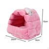 Hamster Bed Habitats Cute Winter Soft Guinea Pig House Small Pet for Hedgehog Pets
