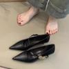 Low-heeled commuter versatile Mary Jane shoes French pointed-toed thin-heeled single shoes women's 2025 spring and autumn new models with temperament
