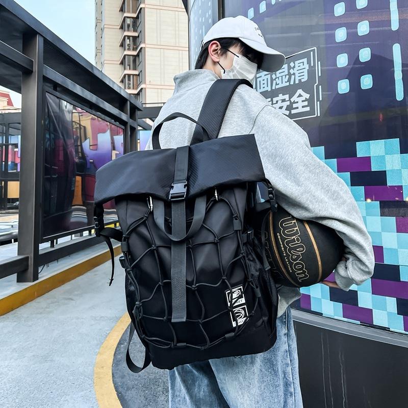 New Fashionable Gigh-end Backpack Sports Fitness Basketball Bag Motorcycle Cycling Travel Helmet Bag Student Backpack