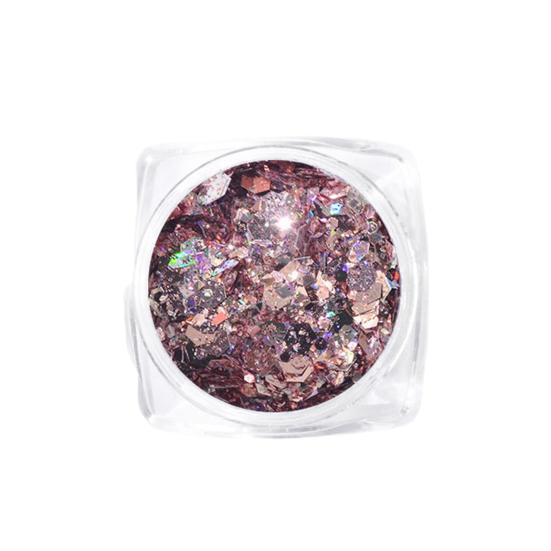 

1 флакон 1 г блестки для ногтей сверкающие яркие цвета блестящий визуальный эффект ультратонкий широкое применение DIY пластик K