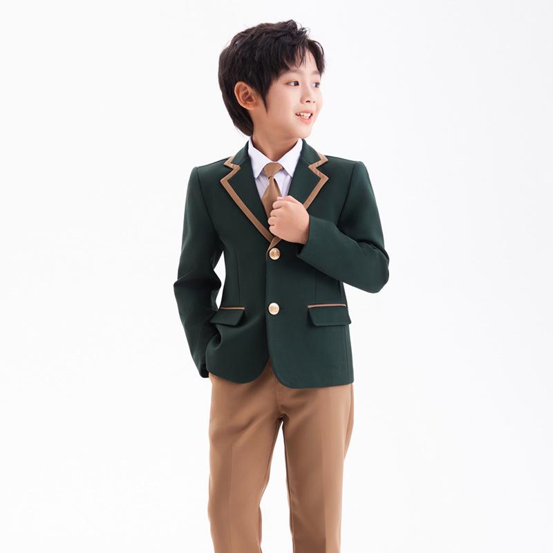 British Style Autumn/Winter School Uniform Set for Boys and Girls