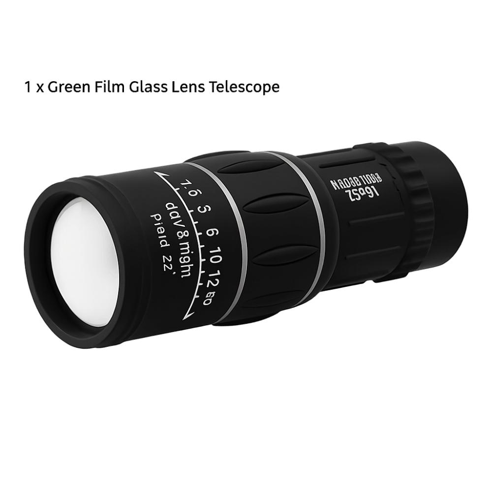 16x52 Monocular Telescope Dual Focus Night Spyglass Telescope New HD Zoom Scope  Outdoor