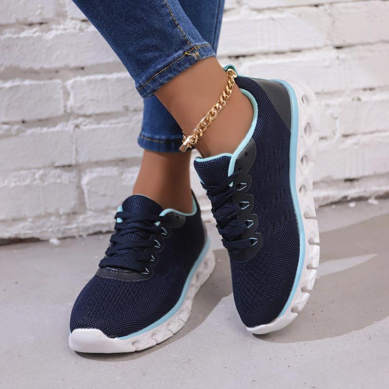 Модные вязаные кроссовки для женщин — фото 3