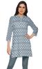 Moomaya Printed Side Slit Short Kurta Tunic For Women Summer Wear Ladies