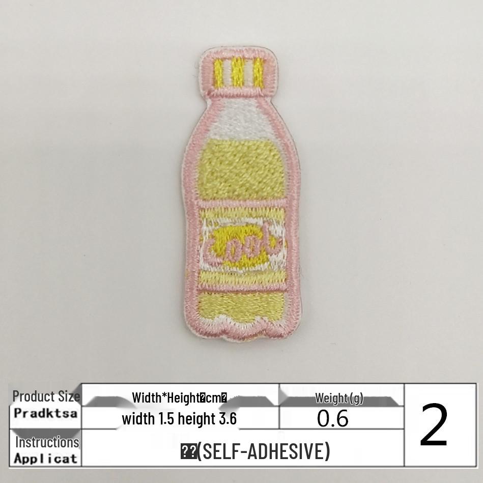 Self-adhesive Teddy Bear Embroidery Patch for DIY Clothing and Accessories