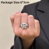 Open Band Open Ring Adjustable Fit Index Finger Ring Elegant Cat Open Ring  Gift for Cat Lovers