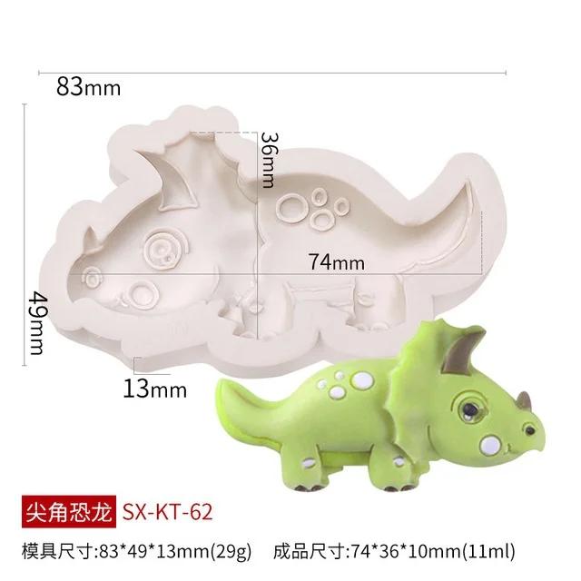 Silikonová forma s kresleným motivem, kreslená zvířátka, čokoládová vložka dort, dekorace, forma, DIY, kreativní pečící forma