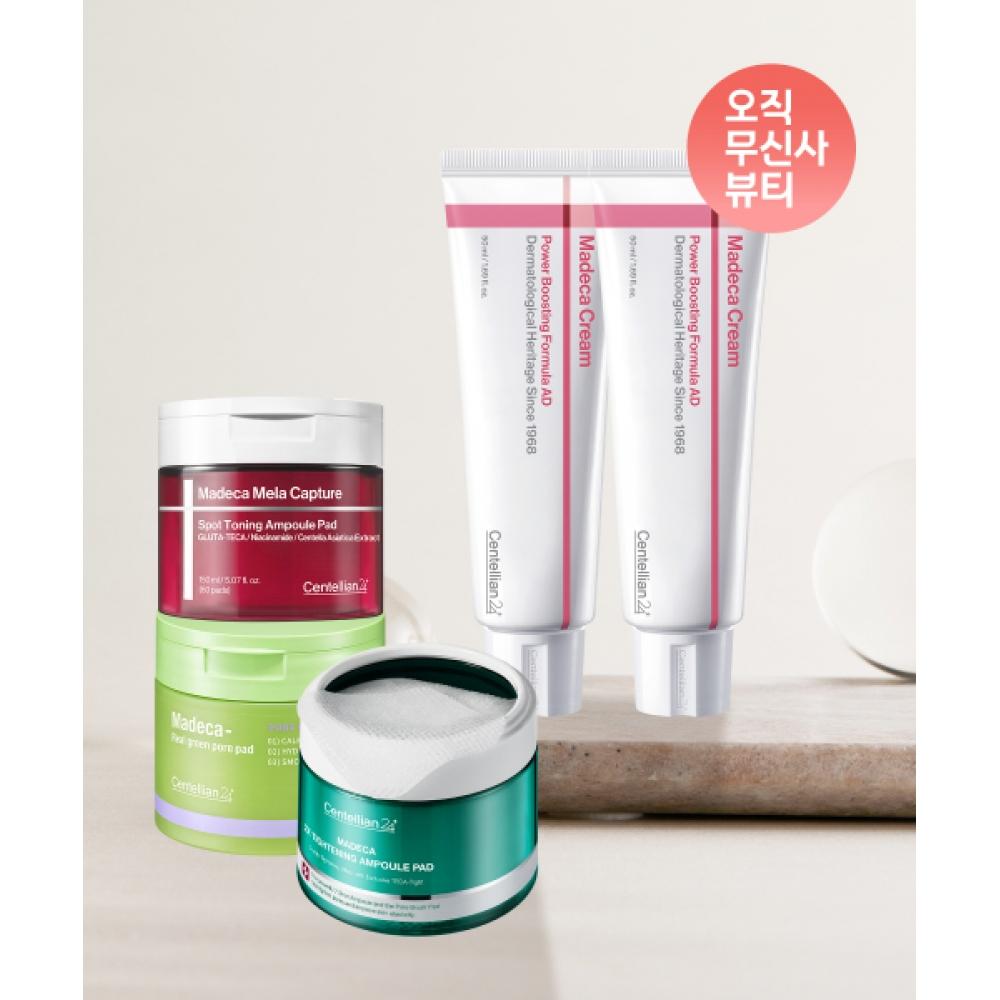 Centellian24 [free Shopping Bag] MAdeca Cream Power Boosting Formula Ad 50ml 2 + Toner pAd  Choose 1 