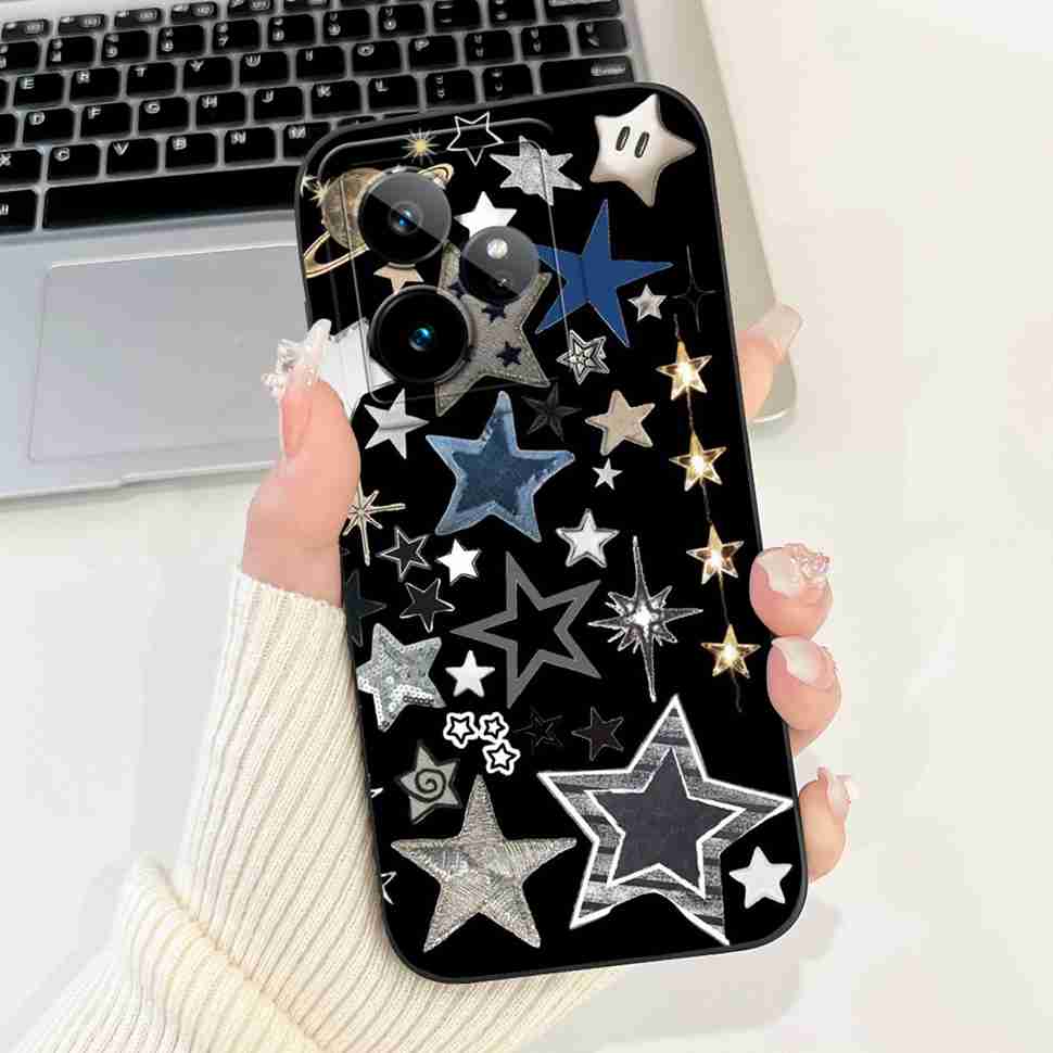 For Realme GT 7 5G RMX5061 Case Popular Butterfly Print Soft Silicon Back Cover For Oppo Realme GT7 5G 6.78" Phone Shell Coque