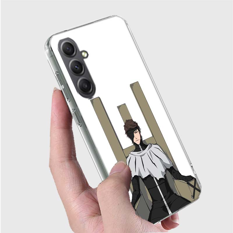 Bleach Aizen Sousuke Phone Case for Samsung A16 A26 A36 A56 A17 A37 A57 A07 A06 A02S A03 A04S A05S Galaxy Note 20 10 A50S A71 A5