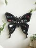 Lotus Moon Butterfly Wooden Essential Oil Crystal Shelf Display Floating Wall Shelf Boho Home Decoration Gothic Wall Decor Gift