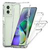 For Motorola Moto G54 5G Case High Transparency PC+TPU Protective Phone Cover