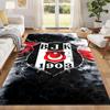 Besiktas JK Tæppe Dørmåtte til Stue eller Soveværelse Beskyttelsesmåtte Under Stol Kontordekoration Julegave Fødselsdagsgave