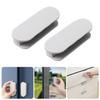 2Pcs Window Cabinet Drawer Handles Self Adhesive Door Wardrobe Handle Organizers Pastes Open Sliding Door Knob Auxliary