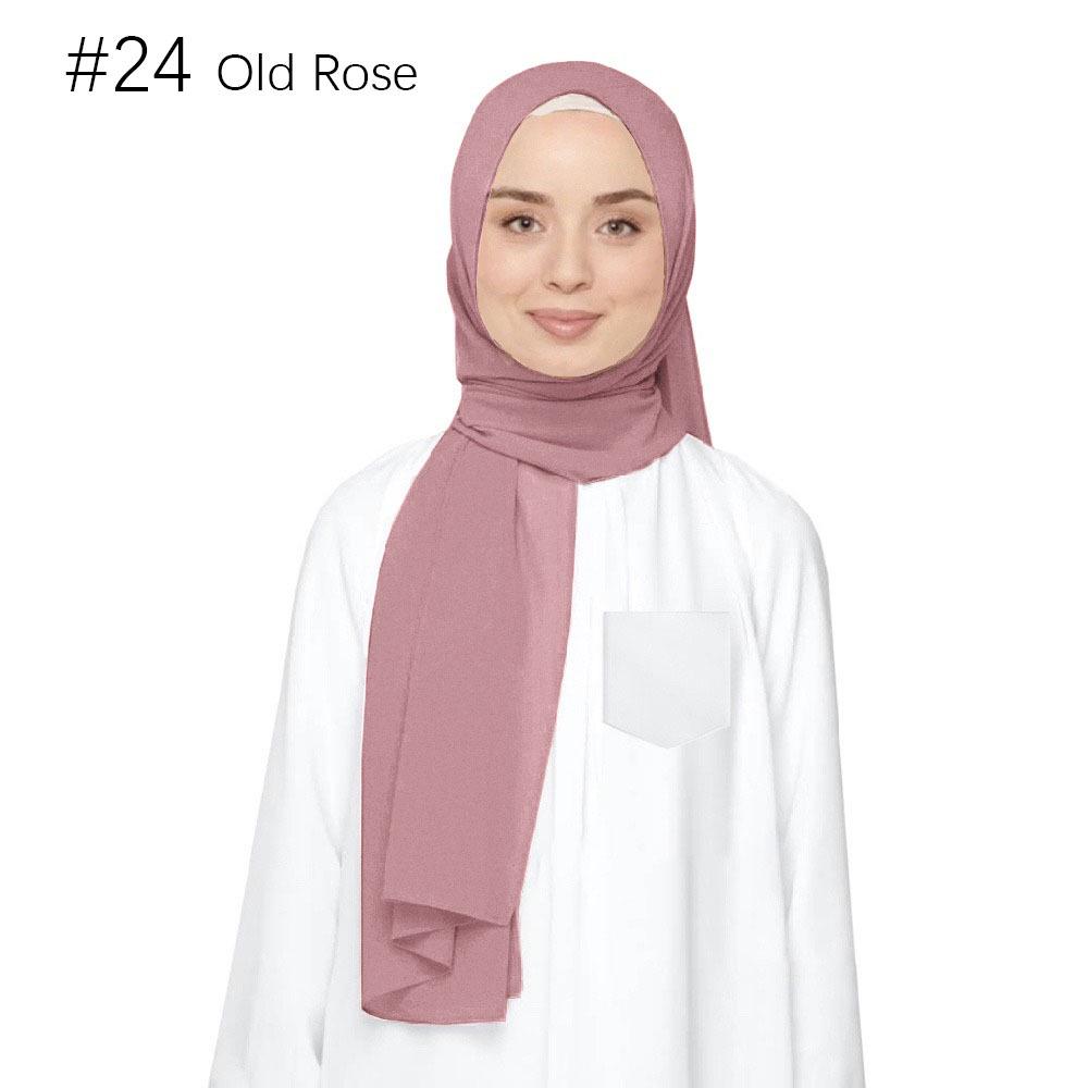 Ethnische Perlen Chiffon Bubble Kopftuch - Malaysia Schalkollektion