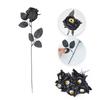 10PCS Scary Halloween Eyeball Rose Funny Artificial Rose Flower Eyeball Fake Flower  Halloween Decor