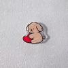 Magnetic Socket Pocket Stand Phone Grip Tok Bracket Korean Cute Cartoon Puppy Grip For iPhone Samsung Xiaomi Ring Finger Holder