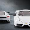 1/24 Ferrari ENZO Alloy Sports Car Model Diecast Metal Racing Super Vehicles Car Model High Simulation Sound and Light Children Toy Gift
