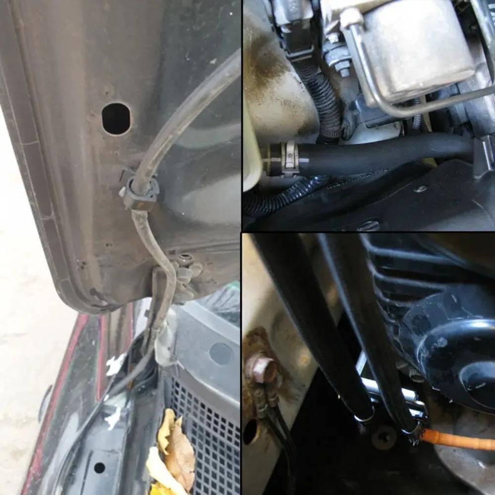 Universal Auto Car Wire Harness Fixing Clip Black Polypropylene Cable Loom Routing Fastener Retainer Engine Bay Electrical Fixer