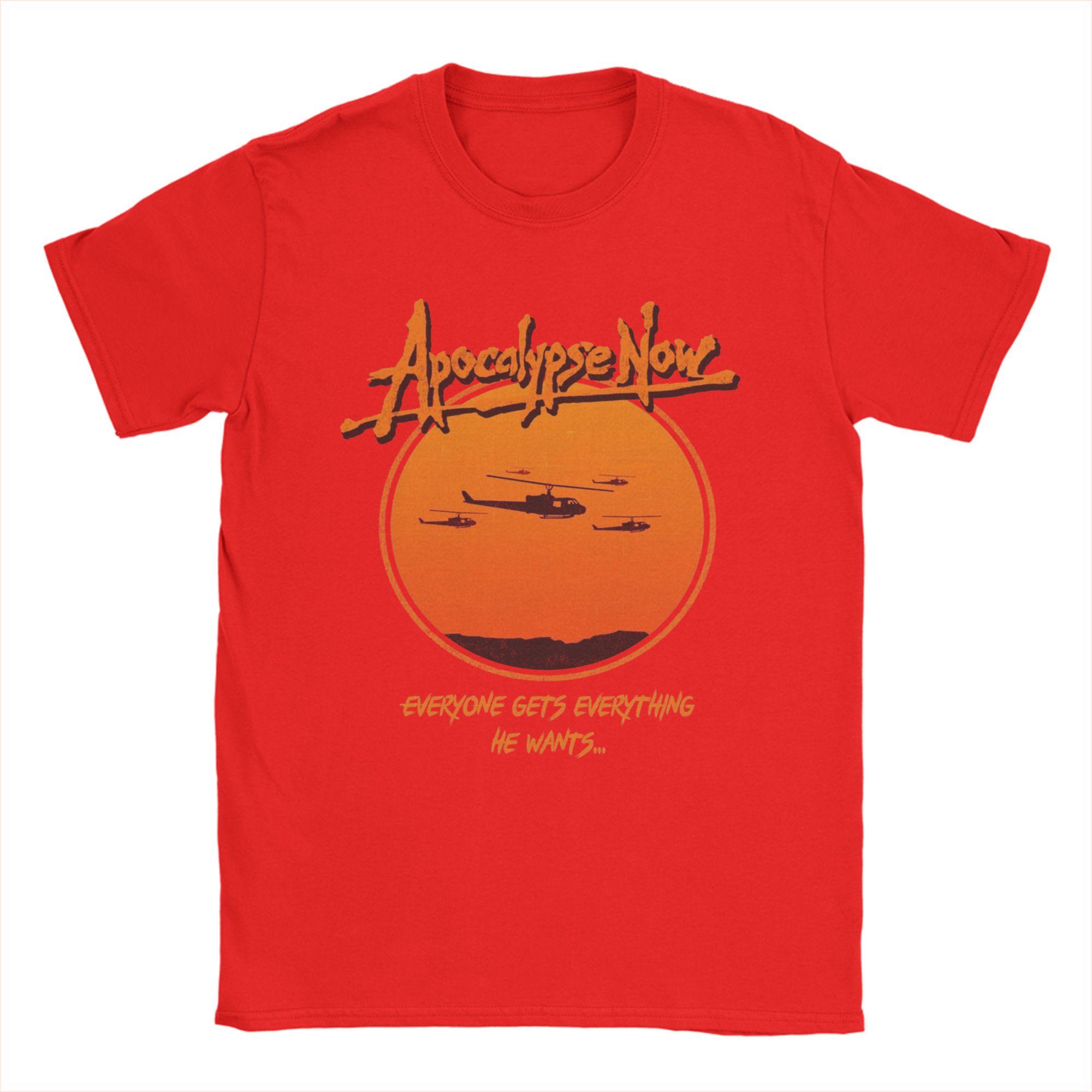 

Funny Apocalypse Now Retro TShirt for Men Round Collar 100 Cotton T Shirts Short Sleeve Tees Printed Clothes S
