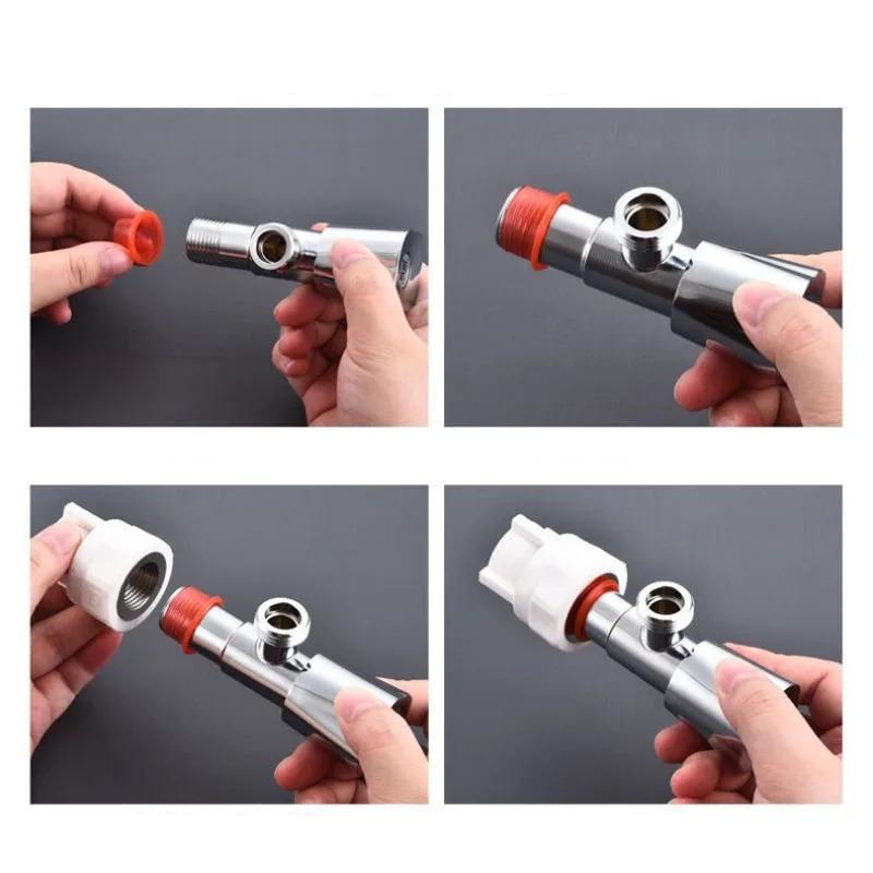 10PCS Faucet Leak-proof Sealing Gasket Washer Silicone Raw Belt Triangle Valve Rubber Pipe Hose Prevent Dripping Leakage Plug