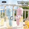 Leak-proof Hydration Spray Fan Cup 610 ML Summer Handheld Fan Sports Drinking Bottle  Travel