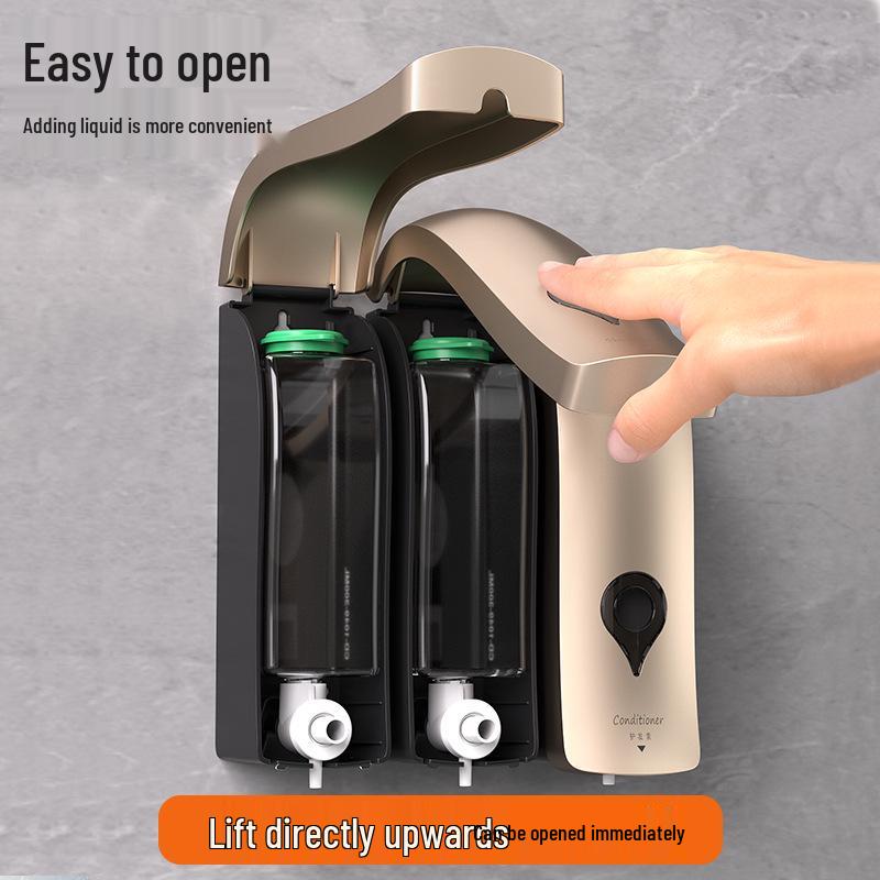 Punch-Free Wall-Mounted Bathroom Soap Dispenser